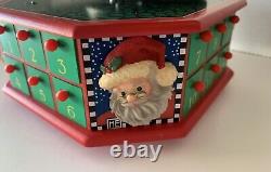 Rare Vintage Mary Engelbreit Advent Christmas Tree Complete with Ornaments 1999