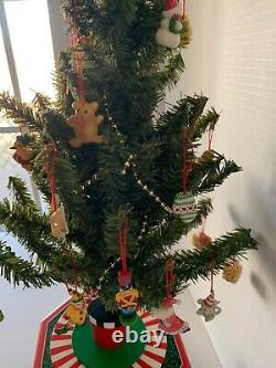 Rare Vintage Mary Engelbreit Advent Christmas Tree Complete with Ornaments 1999