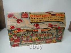 Rare Vintage Rosen Rosbro Sears Christmas SANTA'S CANDY WORKSHOP in Orig Box