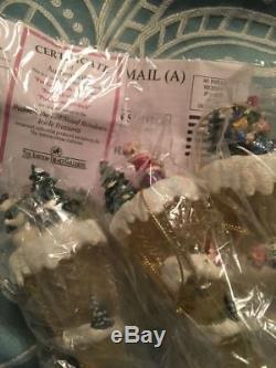 Rare Vintage Thomas Kinkade Ashton Drake Rudolph Misfit Icicle Ornaments 12 Set