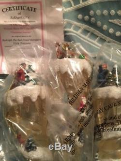 Rare Vintage Thomas Kinkade Ashton Drake Rudolph Misfit Icicle Ornaments 12 Set