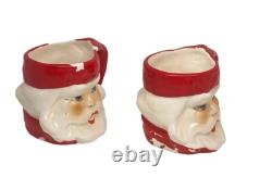 Rare Vintage Winking? (Drinking) Santa Pitcher & Mugs Napco Ceramics -OFFERS