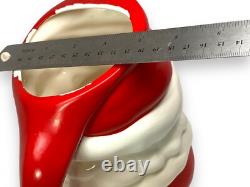 Rare Vintage Winking? (Drinking) Santa Pitcher & Mugs Napco Ceramics -OFFERS