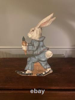 Rare Vtg Boardwalk Originals Peter Cottontail Ragsdale Tucker-1991 Signed