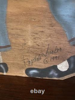 Rare Vtg Boardwalk Originals Peter Cottontail Ragsdale Tucker-1991 Signed