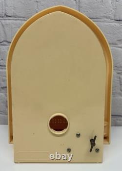 Raylite Church Altar Christmas Light Up Musical Works See Video Vtg 1950s