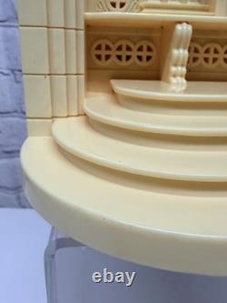 Raylite Church Altar Christmas Light Up Musical Works See Video Vtg 1950s