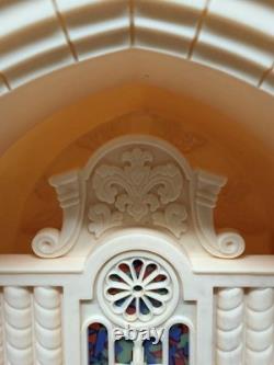 Raylite Church Altar Christmas Light Up Musical Works See Video Vtg 1950s