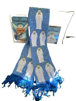 Raymond briggs THE SNOWMAN SCARF and pop up book and dvd Raymond briggs THE SNOWMAN SCARF and pop up book and dvd