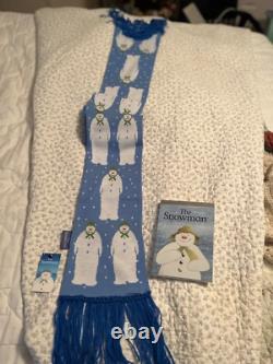 Raymond briggs THE SNOWMAN SCARF and pop up book and dvd Raymond briggs THE SNOWMAN SCARF and pop up book and dvd