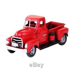 Red Metal Truck Christmas Party Decoration Tree Xtmas gift ideas Vintage Style