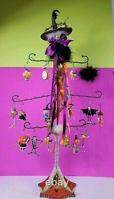 Retired Dept 56 Krinkles Halloween Witch Ornament Tree Display Patience Brewster