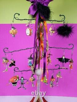 Retired Dept 56 Krinkles Halloween Witch Ornament Tree Display Patience Brewster