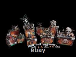 Retired Lemax Spookytown Halloween Xollection Iob Lot. 32 Pieces Retired Lemax Spookytown Halloween Xollection Iob Lot. 32 Pieces