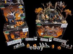 Retired Lemax Spookytown Halloween Xollection Iob Lot. 32 Pieces Retired Lemax Spookytown Halloween Xollection Iob Lot. 32 Pieces
