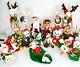 Retired Lot Of 17 Christmas Annalee Dolls 93-2000s Rare Collection Vintage Retro