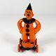 Rosen Rosbro Halloween Zook The Clown Pull Toy Rare 1950s Candy Spooky Retro