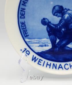 Rosenthal Collector Plate 1918 Friede Auf Erden Peace On Earth Christmas
