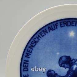 Rosenthal Collector Plate 1918 Friede Auf Erden Peace On Earth Christmas