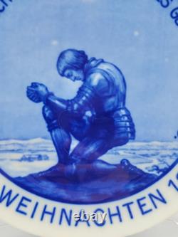 Rosenthal Collector Plate 1918 Friede Auf Erden Peace On Earth Christmas