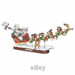 Rudolph & Freinds Musical Lighted Statue Christmas Sculpture Holiday Decor NEW