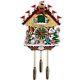 Rudolph & Friends Musical Cuckoo Clock Christmas Wall Sculpture