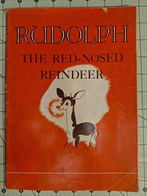 Rudolph Red-nosed Reindeer 1st Edition 1939 Montgomery Ward With Tri-motor