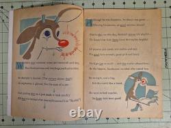 Rudolph Red-Nosed Reindeer 1st Edition 1939 Montgomery Ward With Tri-Motor