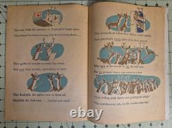 Rudolph Red-Nosed Reindeer 1st Edition 1939 Montgomery Ward With Tri-Motor
