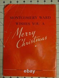 Rudolph Red-Nosed Reindeer 1st Edition 1939 Montgomery Ward With Tri-Motor