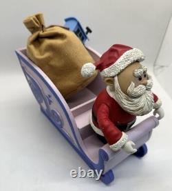 Rudolph Santa's Sleigh and Reindeer Team Set 2003 Playing Mantis Light Up Works