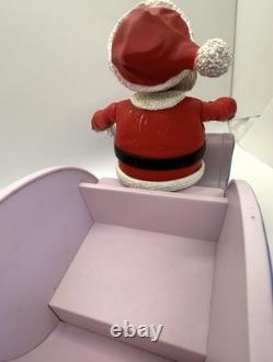 Rudolph Santa's Sleigh and Reindeer Team Set 2003 Playing Mantis Light Up Works