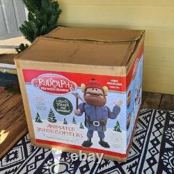Rudolph the Red-Nosed Reindeer 6-ft Yukon Cornelius Animatronic Christmas Décor