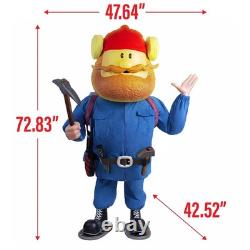 Rudolph the Red-Nosed Reindeer 6-ft Yukon Cornelius Animatronic Christmas Décor