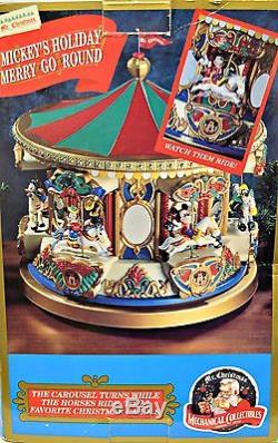 SALE! Mickey's Holiday Merry Go Round RARE- NEW IN BOX