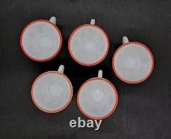 SCARSE! 5pc Hazel Atlas Holly Berries Tom & Jerry Christmas Punch (Bowl) Mugs SCARSE! 5pc Hazel Atlas Holly Berries Tom & Jerry Christmas Punch (Bowl) Mugs