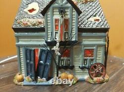 SEE VIDEO! Dept 56 55055 Creepy Creek Carriage House Halloween Village Set Lot