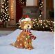Sold Out! Holiday Living 27 Christmas Led Light Up Fluffy Doodle Dog 3723791