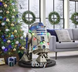 STAR WARS R2D2 3.5 foot animated LED R2D2 Home Depot