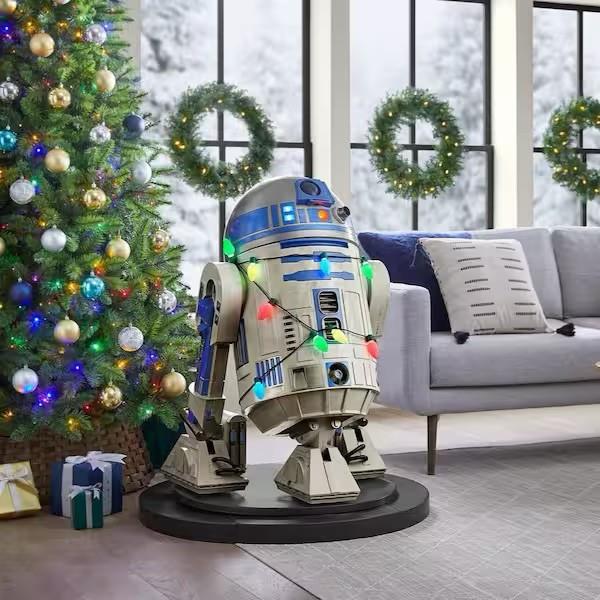 Star Wars R2d2 3.5 Foot Animated Led R2d2 Home Depot Nih Ready To Ship