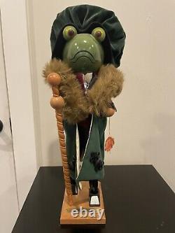 STEINBACH Herr Toad NUTCRACKER. S1848 SIGNED. Great Condition, with Tag