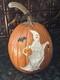 Salem Collection Ghost With Lantern Bat Vintage Halloween 14 Pumpkin Euc