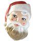 Santa Claus Head Face Styrofoam Vintage 25 Molded 3d Christmas Decoration Huge