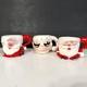 Santa Claus Winking Christmas Mug Japan Lot 3 Lego Kreiss Psycho Drunk Vtg Read