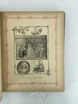 Santa book KRISS KRINGLE McLoughlin Bros 1884 Hardcover