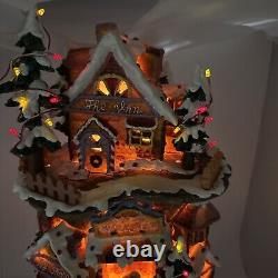 Santa's Gingerbread House 3 Story Workshop Tree Village By Jaimy (Music/Lights)