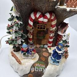 Santa's Gingerbread House 3 Story Workshop Tree Village By Jaimy (Music/Lights)