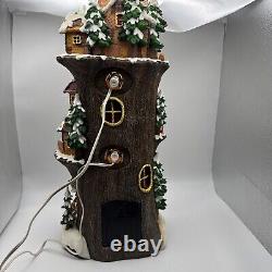 Santa's Gingerbread House 3 Story Workshop Tree Village By Jaimy (Music/Lights)