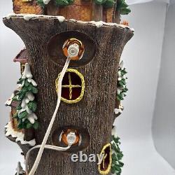 Santa's Gingerbread House 3 Story Workshop Tree Village By Jaimy (Music/Lights)