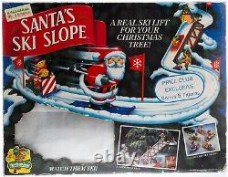 Santa's Ski Slope Mr. Christmas 1992 Electronic Lift 100% Complete See VIDEO VG